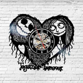 Gothic Heart Vinyl Clock My Wall Clock